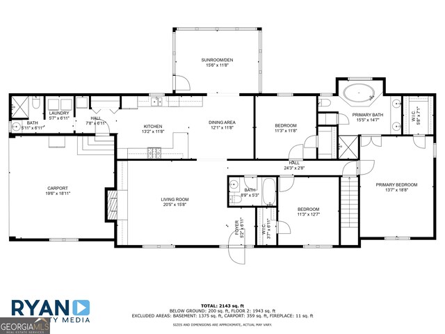930 Singley Dr, Locust Grove, GA 30248 - view of layout
