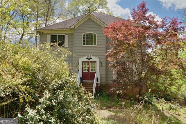 225 Nacoochee Dr, Woodstock, GA 30188 - traditional-style home with roof with shingles