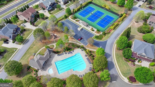 2725 Monet Dr, Cumming, GA 30041 - bird's eye view with a residential view