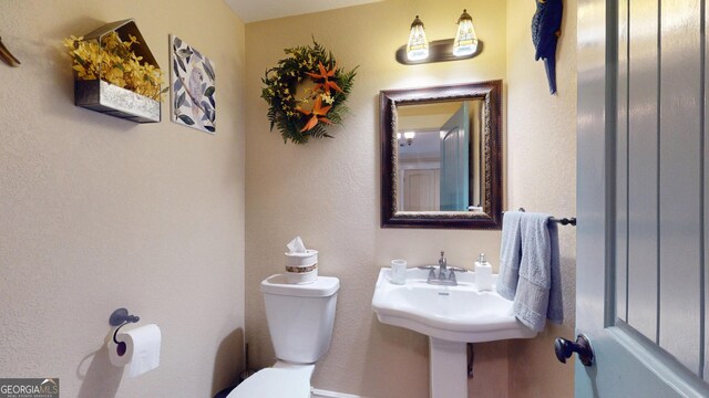 bathroom with toilet