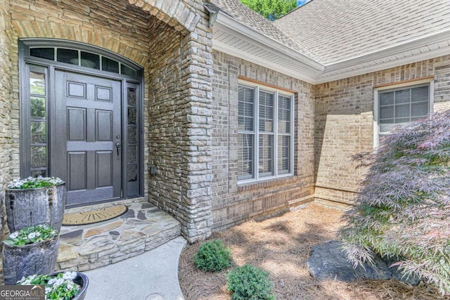 200 Piedmont Ave, Gainesville, GA 30501 - entrance to property with roof with shingles and brick siding