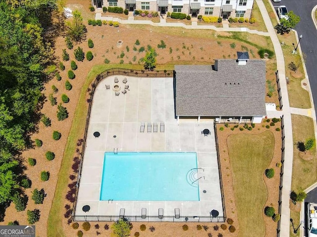 drone / aerial view
