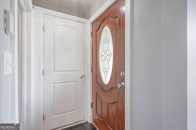 view of entrance foyer