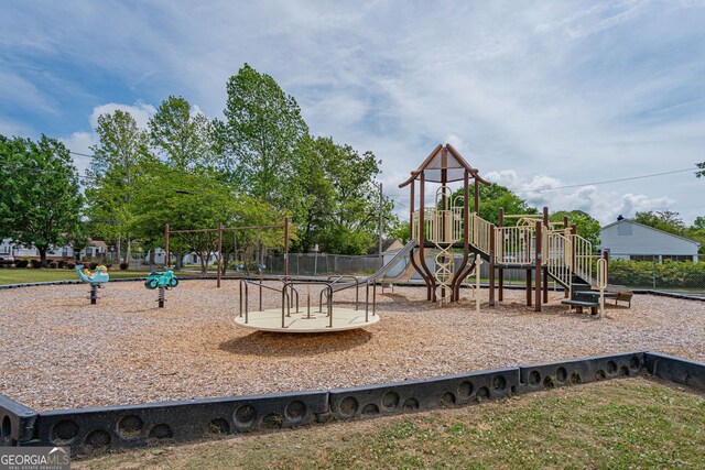 view of community playground