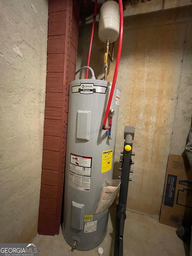 utilities featuring electric water heater