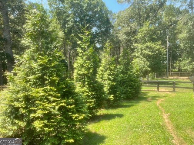 exterior space featuring fence