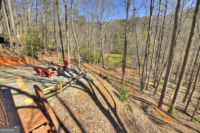 638 Cohutta Mountain Rd, Blue Ridge, GA 30513 - view of yard with a view of trees