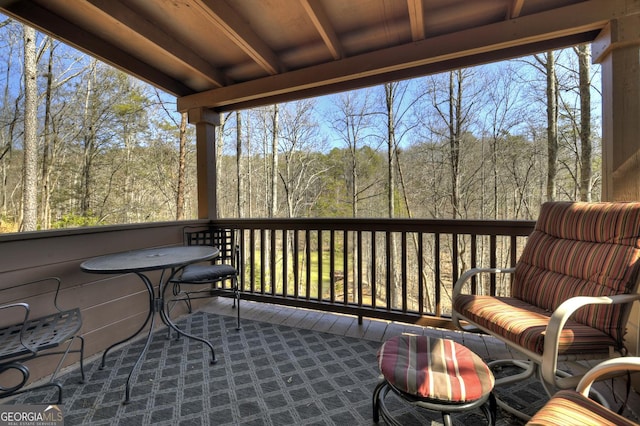638 Cohutta Mountain Rd, Blue Ridge, GA 30513 - view of wooden deck