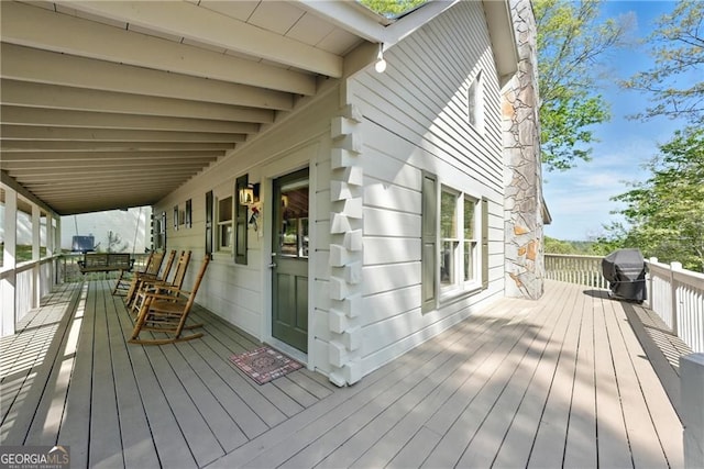 view of deck
