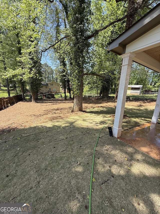 view of yard