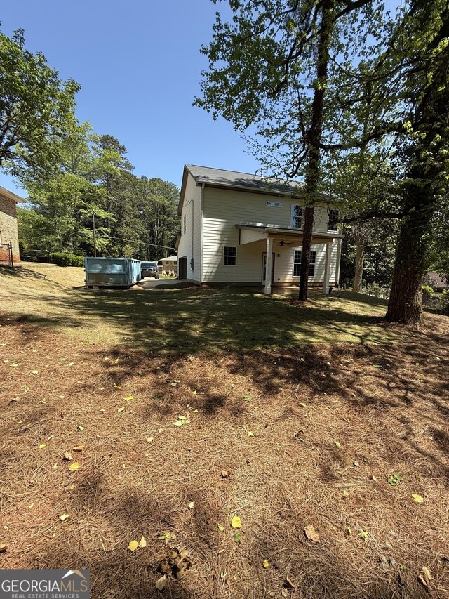 view of back of property