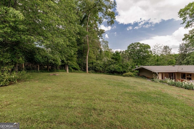 view of yard