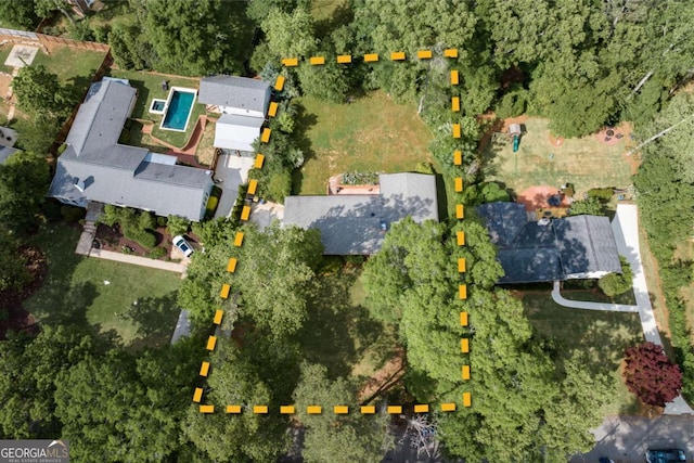 drone / aerial view