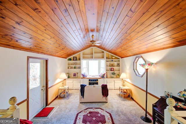 63 Eagle Chase Cir, Dillard, GA 30537 - bedroom with wood ceiling, vaulted ceiling, and carpet floors