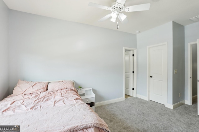 108 Turnberry Trce, Sharpsburg, GA 30277 - bedroom with carpet flooring and ceiling fan