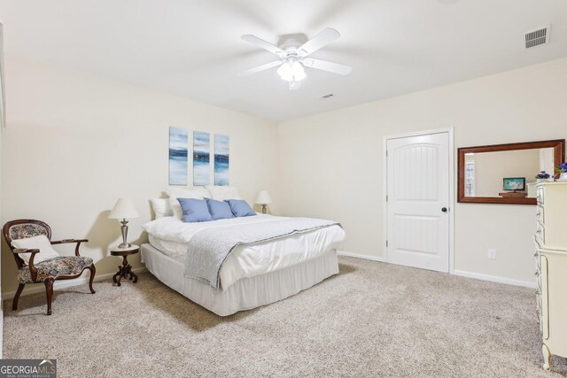 108 Turnberry Trce, Sharpsburg, GA 30277 - bedroom with carpet flooring and ceiling fan