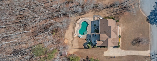 108 Turnberry Trce, Sharpsburg, GA 30277 - aerial view of property and surrounding area with a pool area