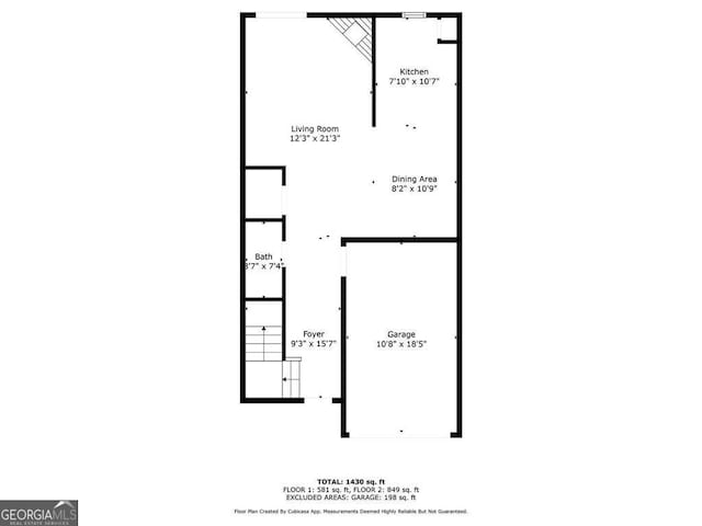 3366 Thornbridge Dr, Powder Springs, GA 30127 - floor plan