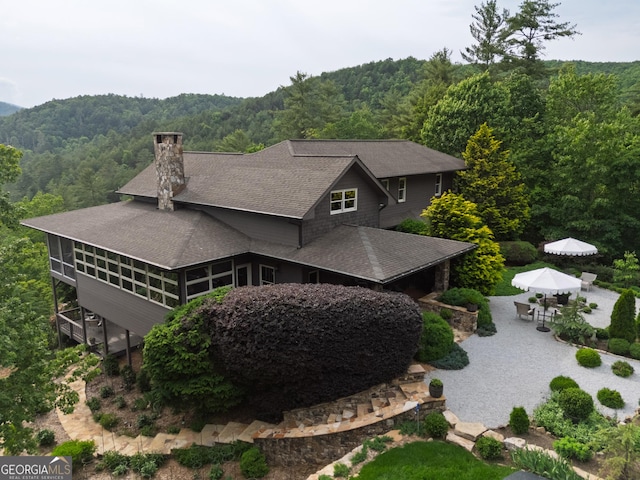 295 Goble Gap Rd, Clayton, GA 30525 - view of subject property featuring a forest and a mountainous background