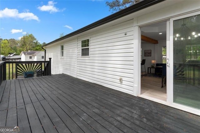 view of deck