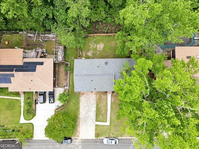 drone / aerial view
