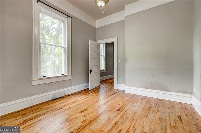 19 Mcdonough St, Hampton, GA 30228 - spare room featuring wood finished floors, plenty of natural light, and baseboards