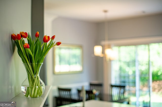 view of room details