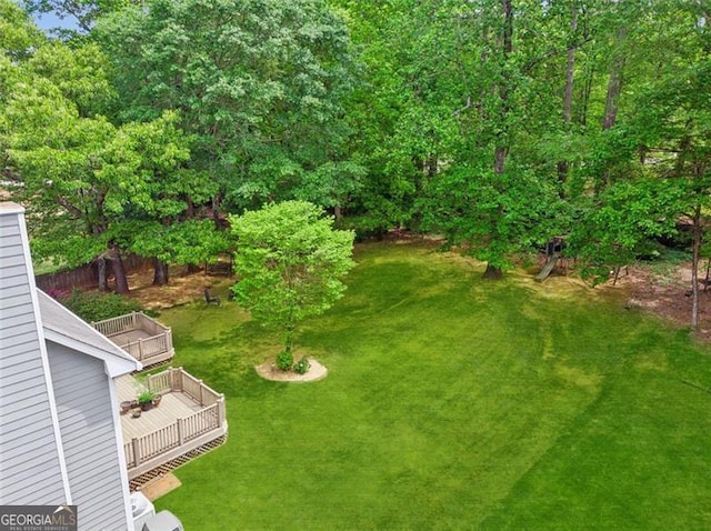 22 Oakwood Hills Dr, Suwanee, GA 30024 - view of yard featuring a balcony