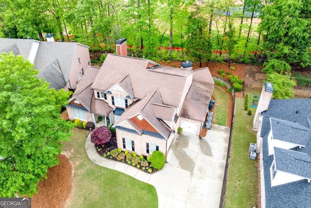 1738 Honey Tree Pl, Hoschton, GA 30548 - aerial view of property and surrounding area
