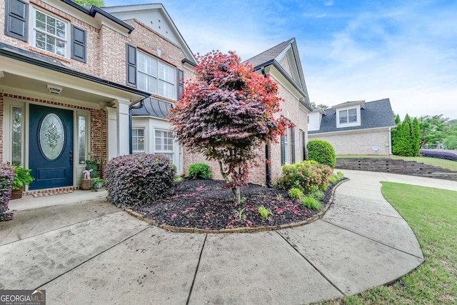 1738 Honey Tree Pl, Hoschton, GA 30548 - view of side of home with brick siding