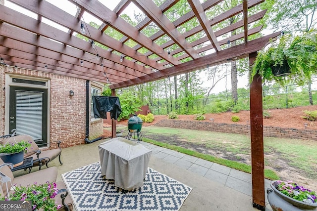 1738 Honey Tree Pl, Hoschton, GA 30548 - fenced backyard with a patio area