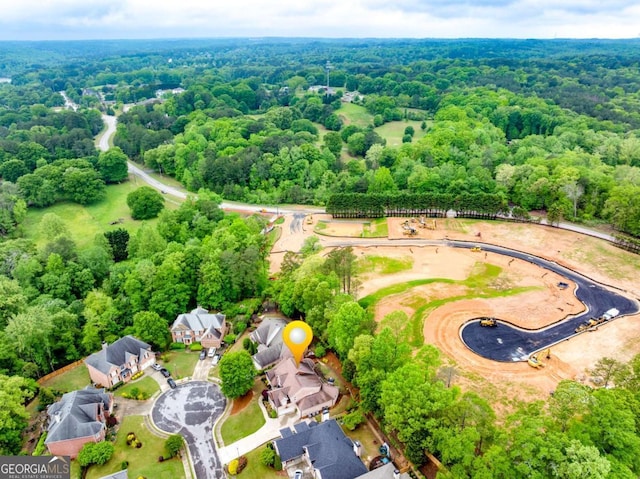 1738 Honey Tree Pl, Hoschton, GA 30548 - aerial view of a heavily wooded area