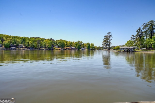 property view of water