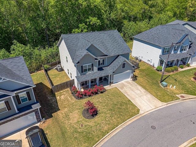 207 Cherokee Reserve Cir, Canton, GA 30115 - bird's eye view with a view of trees