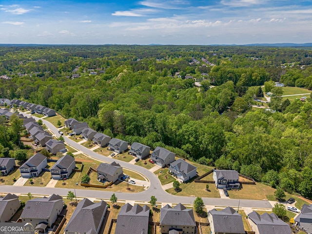 207 Cherokee Reserve Cir, Canton, GA 30115 - bird's eye view with a residential view and a forest view