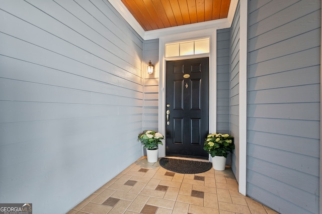 view of entrance to property