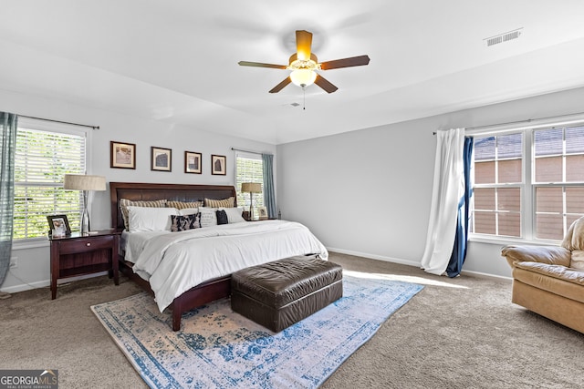 171 Cliffhaven Cir, Newnan, GA 30263 - bedroom with visible vents, carpet, and baseboards