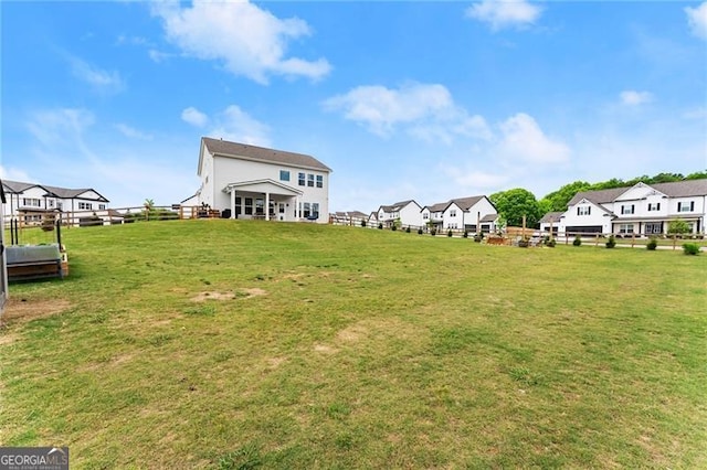 837 Porches Way, Dacula, GA 30019 - view of green lawn with a residential view