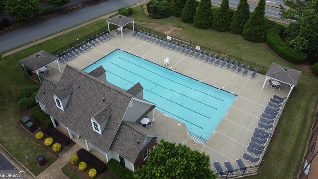 1452 Evanston Ln, Marietta, GA 30062 - drone / aerial view