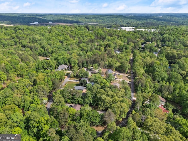 3592 Lakeview Dr, Gainesville, GA 30501 - drone / aerial view featuring a wooded view