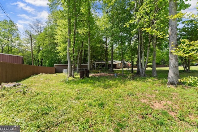 5855 Willis Ln, Cumming, GA 30040 - view of yard with fence