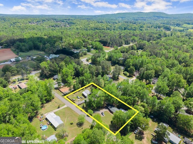 5855 Willis Ln, Cumming, GA 30040 - bird's eye view featuring a view of trees