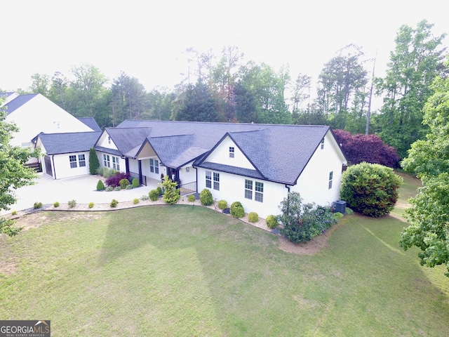 3550 N Bogan Rd, Buford, GA 30519 - view of front of property featuring concrete driveway and a front yard