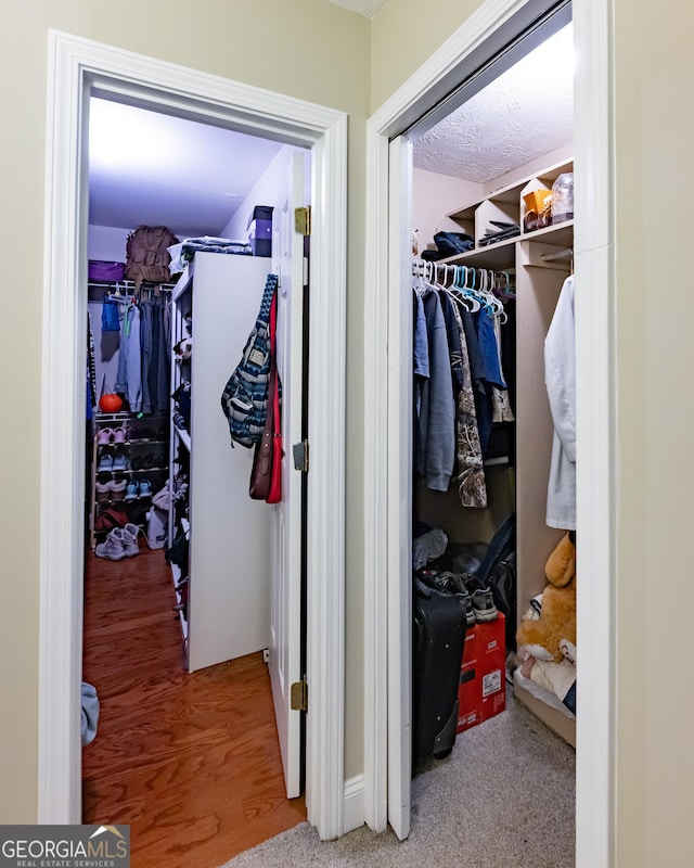view of closet