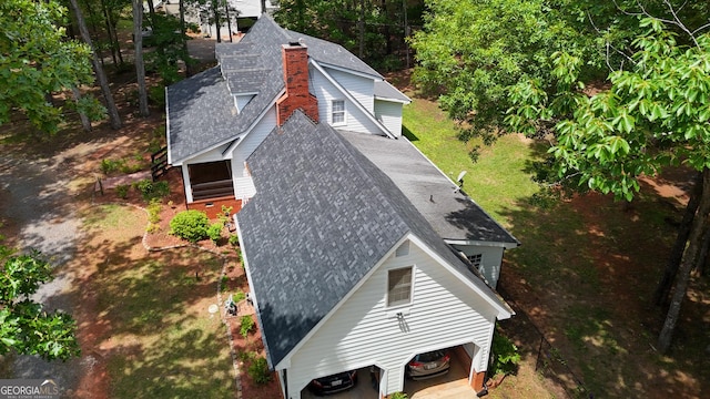 drone / aerial view