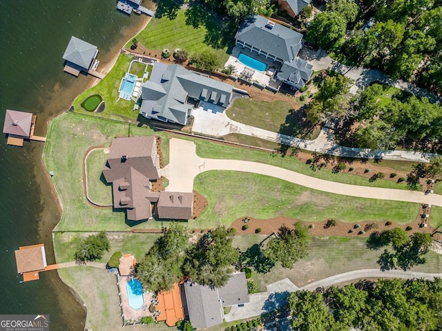 drone / aerial view