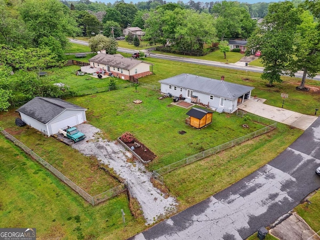 drone / aerial view