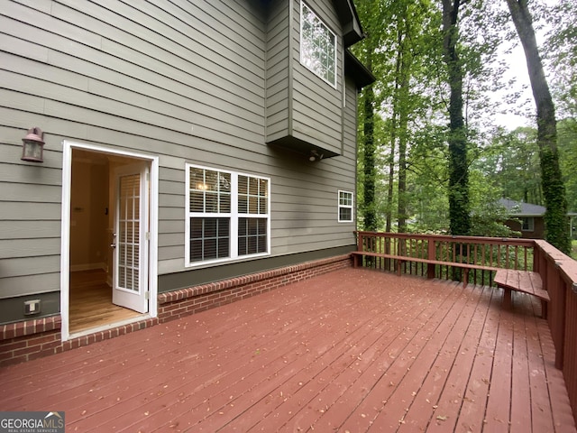 71 Anita Pl SE, Mableton, GA 30126 - view of wooden deck