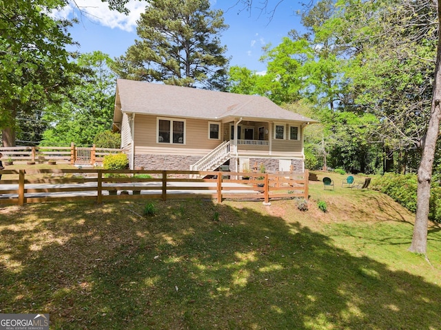 19 Oak Creek Cir, Toccoa, GA 30577 - doorway to property featuring covered porch