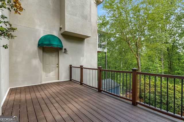 8345 Jett Ferry Rd, Sandy Springs, GA 30350 - view of wooden terrace